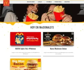 MCDonalds.com.ec(McDonald's) Screenshot