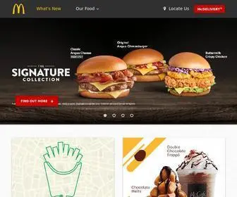 MCDonalds.com.sg(McDonald’s® Singapore) Screenshot