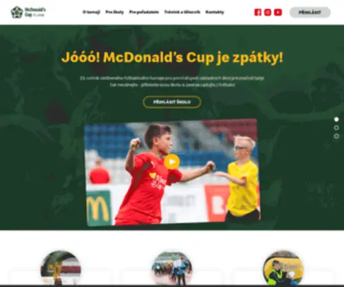 MCDonaldscup.cz(McDonald’s) Screenshot