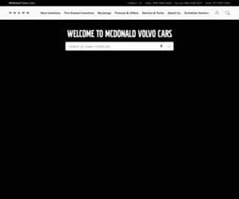 MCDonaldvolvocars.com Screenshot