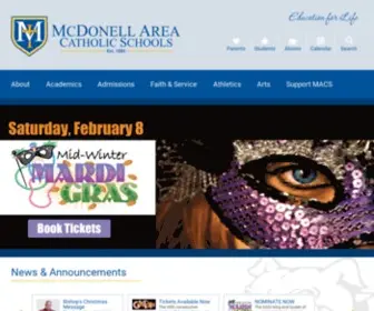 MCDonellareacatholicschools.org(McDonell Area Catholic Schools) Screenshot