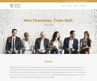 MCDonellrecruiting.com(McDonell Recruiting Solutions) Screenshot