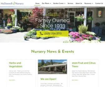 MCDonnellnursery.com(McDonnell Nursery) Screenshot