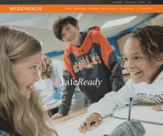 MCDonogh.org(McDonogh School) Screenshot