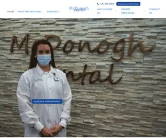 MCDonoghdental.com(Mcdonogh Dental) Screenshot