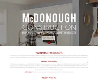 MCDonoughconstructionllc.com(McDonough Construction) Screenshot