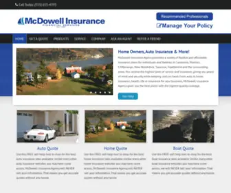 MCDowell-Insurance.com(Home Owners & Auto Insurance in Cazenovia NY) Screenshot