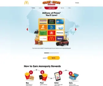 MCDpromotion.ca(McDonald’s® Canada Peel) Screenshot