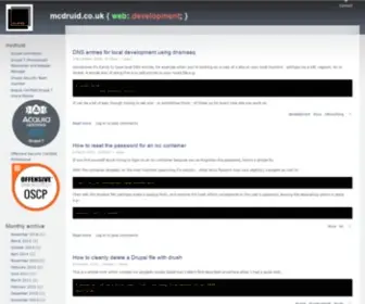 MCDruid.co.uk(mcdruid) Screenshot