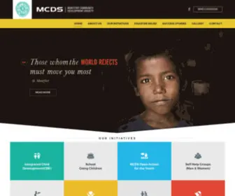 MCDSchennai.org(Montfort Community Development Society) Screenshot