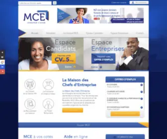 Mce-Afrique.net(MCE Côte d'ivoire) Screenshot