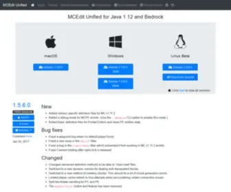 Mcedit-Unified.net(MCEdit Unified) Screenshot