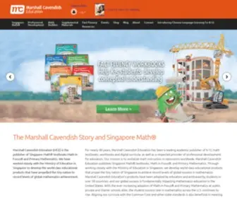 Mceducation.us(Marshall Cavendish Education The Marshall Cavendish Story and Singapore Math®) Screenshot