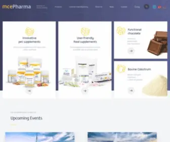Mcepharma.com(Food supplements) Screenshot