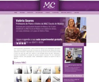 Mcescolademusica.com.br(M&C) Screenshot