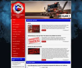 Mcesd8.org(The South Montgomery County Fire Department (SMCFD)) Screenshot