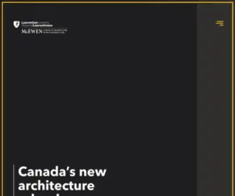 Mcewenarchitecture.ca(McEwen School of Architecture) Screenshot