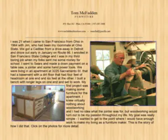 Mcfaddenfurniture.com(Tom McFadden Furniture) Screenshot