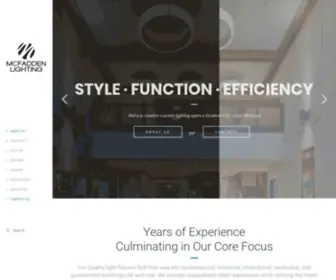 Mcfaddenlighting.com(McFadden Lighting) Screenshot