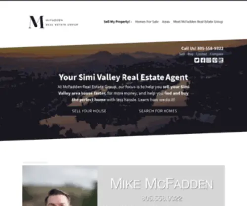 Mcfaddenrealestategroup.com(Top Real Estate Agents Simi Valley) Screenshot