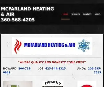 Mcfarlandhvac.com(McFarland Heating & Air) Screenshot