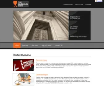 Mcfarlinfirm.com(The McFarlin Firm) Screenshot