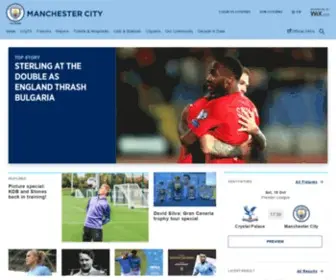 MCFC.co.uk(Manchester City FC) Screenshot