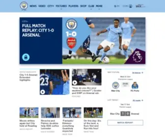 MCFC.com(Official Manchester City Website) Screenshot