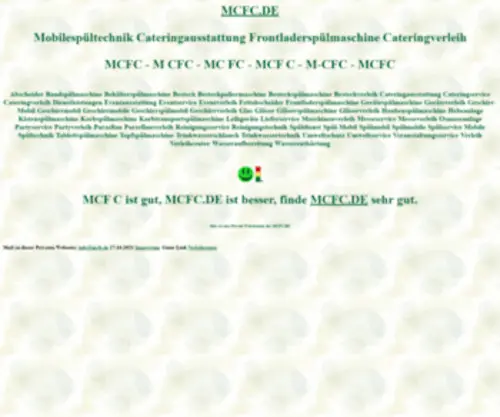 MCFC.de(Mobilespültechnik) Screenshot