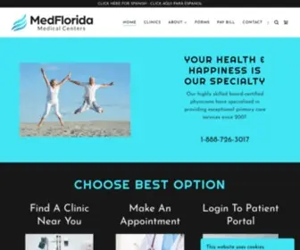 MCfhealth.com(Medical Consultants of Florida) Screenshot