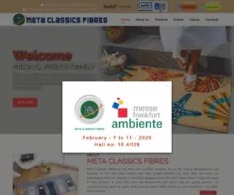 Mcfibres.com(Meta Classics Fibres) Screenshot