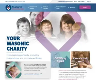 MCF.org.uk(The Masonic Charitable Foundation) Screenshot
