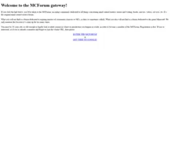Mcforum.net(MCForum Gateway) Screenshot
