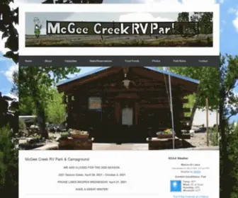 Mcgeecreekrv-Campground.com(Mcgeecreekrv Campground) Screenshot