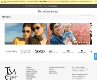 Mcgeegroup.com(McGee Group Eyewear The McGee Group) Screenshot