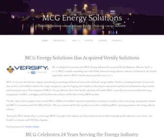 Mcgenergy.com(MCG Energy) Screenshot