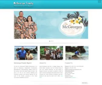 Mcgeorgemissions.info(McGeorge Family) Screenshot