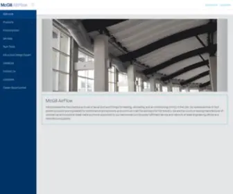 Mcgillairflow.com(McGill AirFlow LLC) Screenshot