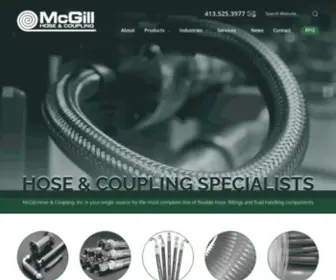 Mcgillhose.com(McGill Hose and Coupling) Screenshot