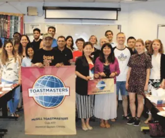 Mcgilltoastmasters.com(Where Leaders are Made) Screenshot