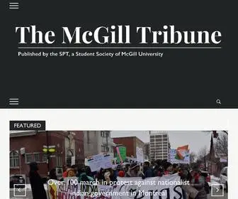 Mcgilltribune.com(The McGill Tribune) Screenshot