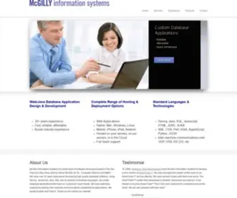 Mcgilly.com(McGilly Information Systems) Screenshot