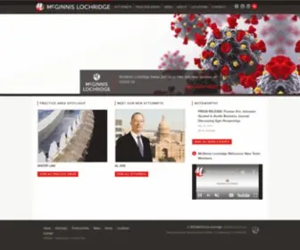 Mcginnislochridge.com(McGinnis Lochridge) Screenshot