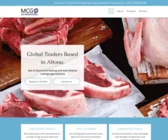 Mcginternational.com.au(Meat Produce) Screenshot