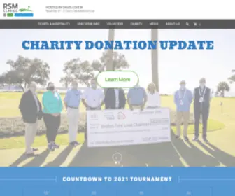 MCgladreyclassic.com(RSM Classic PGA TOUR Event) Screenshot