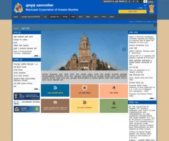 MCGM.gov.in(The portal) Screenshot