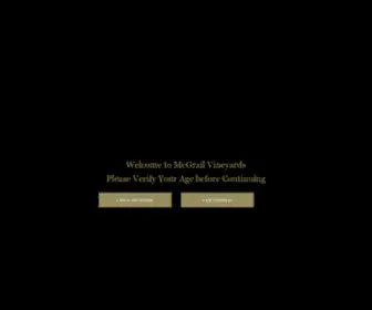 MCgrailvineyards.com(McGrail Vineyards) Screenshot