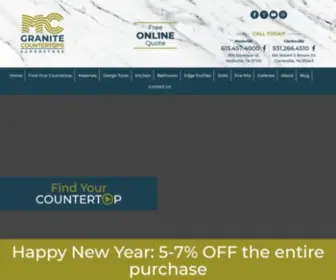 MCgranitenashville.com(Granite Countertops Nashville) Screenshot