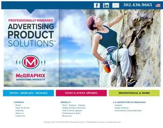 MCgraphixinc.com(Product Based Advertising) Screenshot