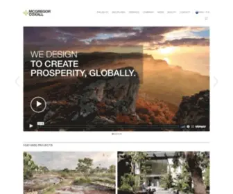 MCgregorcoxall.com(Landscape Architects) Screenshot
